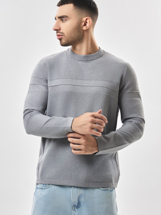 Jumper uzun yengli kulrang M  AW22CA2N-20-12131