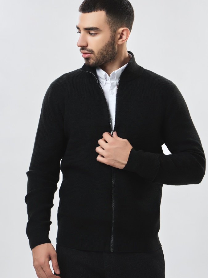 Kardigan qisqa uzunligi qora S  AW23CA2N-33-19181