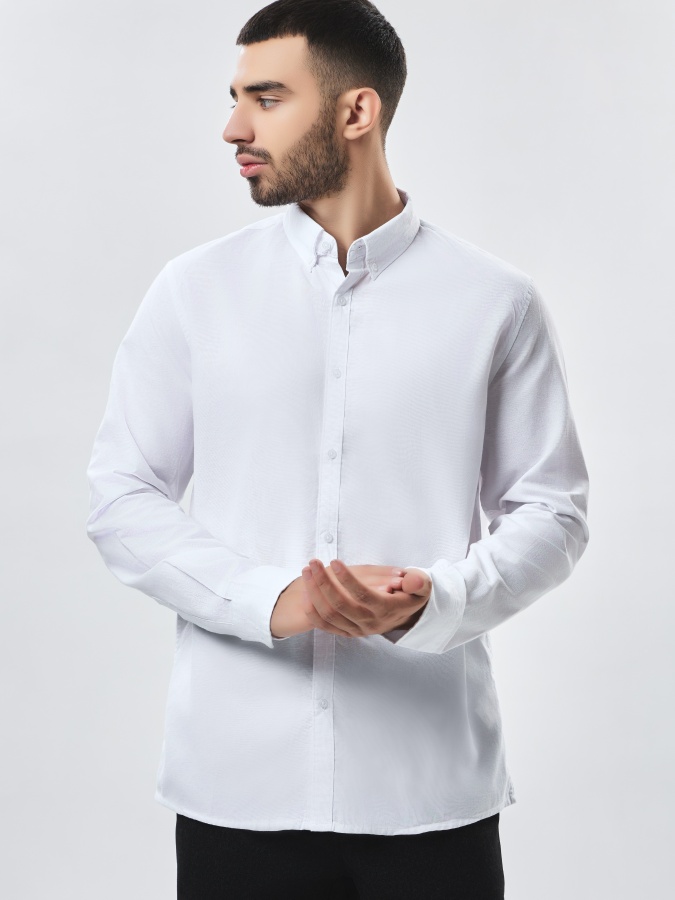 Oq L ko'ylak uzun qisma  AW23CA2N-19-19144