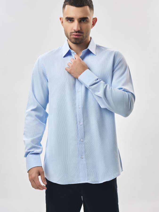 Рубашка длинный рукав Blue L AW23CL2N-19-18754
