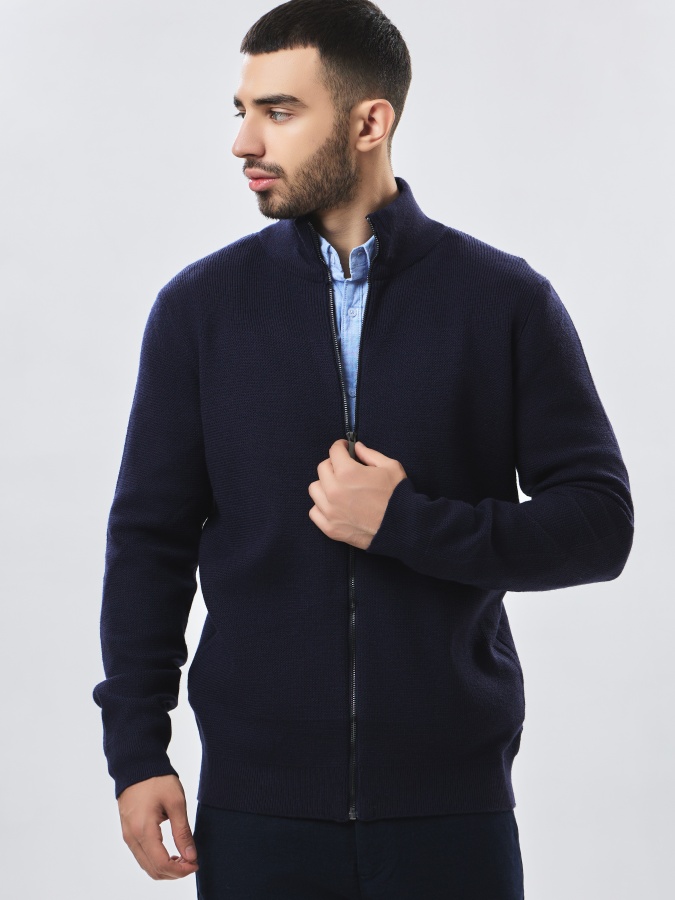 Kardigan qisqa uzunligi Navy S  AW23CA2N-33-19181