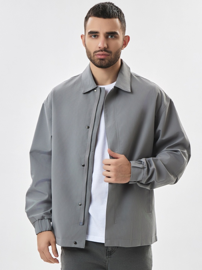 Ветровка короткая длина Grey XL AW23CA1N-27-19051