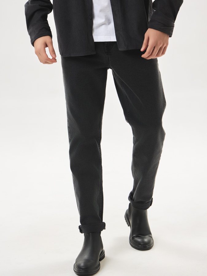 Dark Grey 30 Jinsi Shimlar  AW23DE3N-38-18878