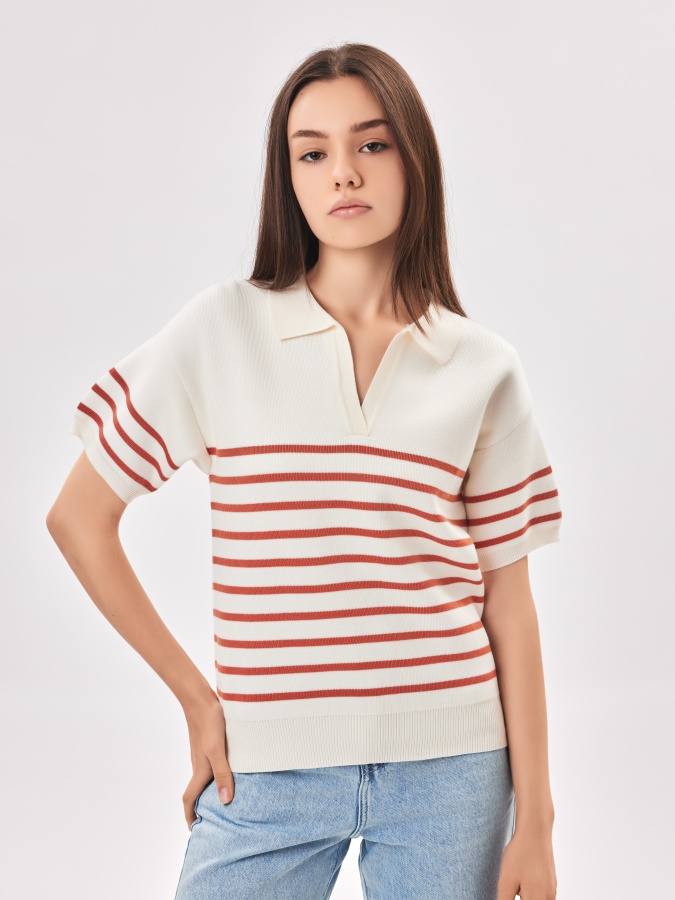 Ayollar jumper qisqa qisma Ginger M  AW23WKN-30086