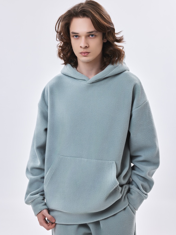 Hoodie qisqa uzunligi Menthol L AW23CA2N-2-19435