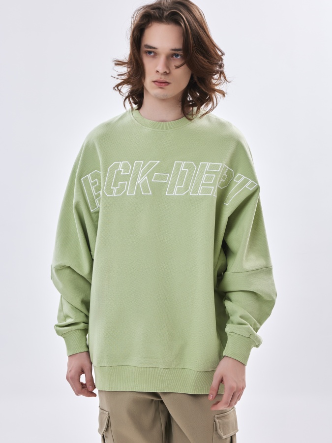 Толстовка короткая длина Green S AW23CA2N-2-19225