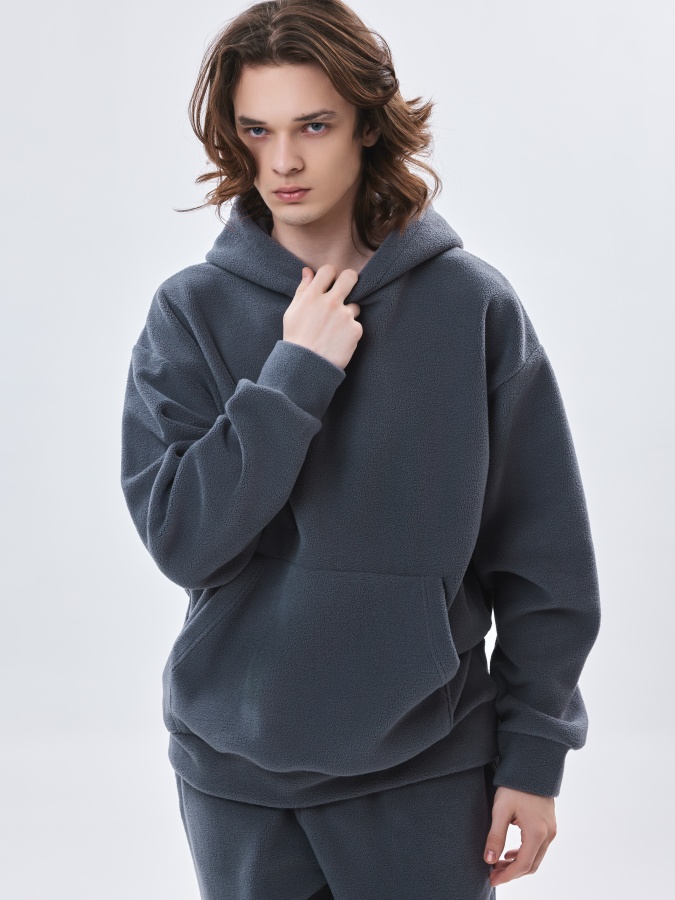 Sweatshirt qisqa uzunligi Dark Grey S  AW23CA2N-2-19435