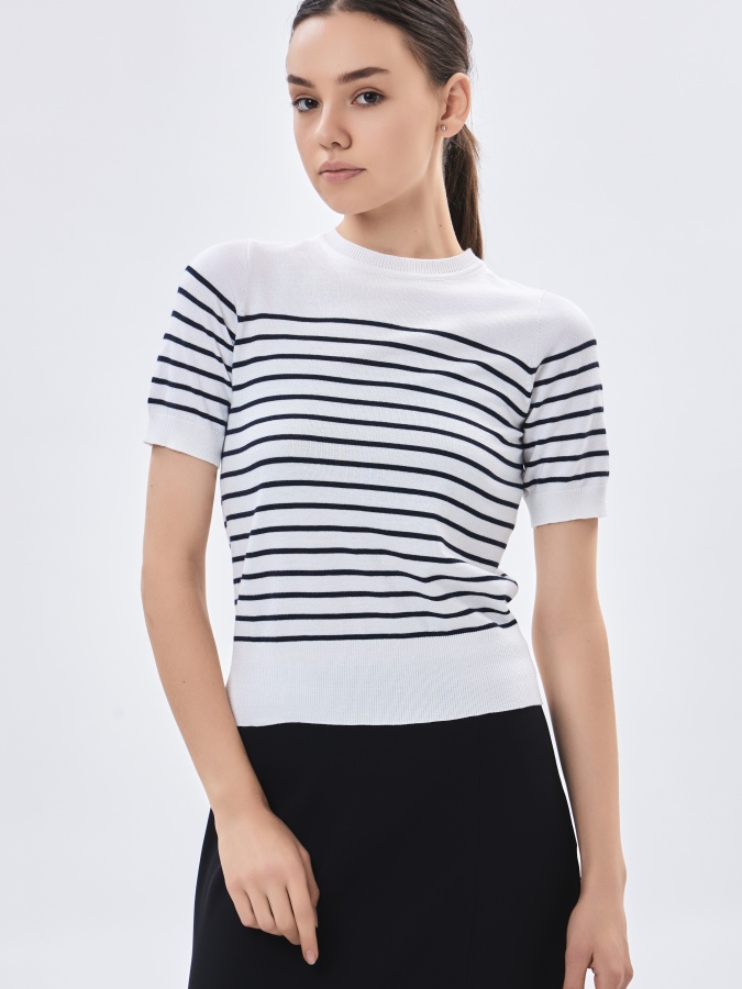 Ayollar jumper qisqa qisma Navy L  AW23WKN-30006