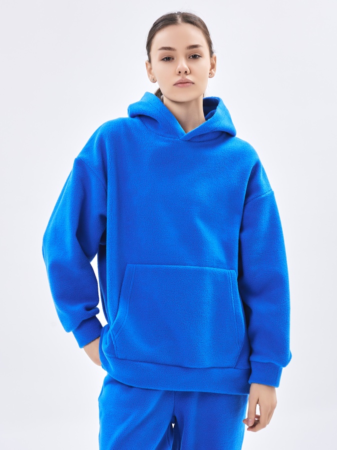 Electric Blue m ayollar hoodie  AW23WBA-52064
