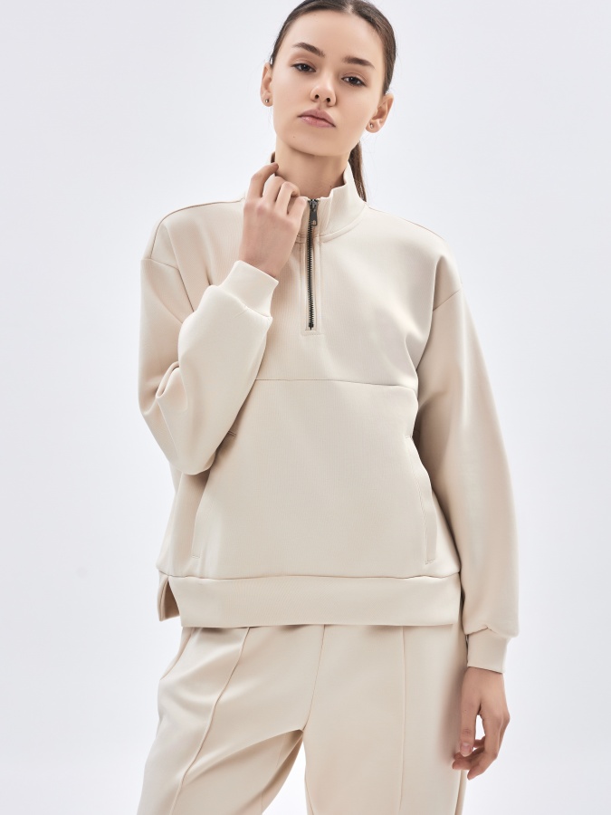 Женский свитшот Whisper White L AW23WBA-52035