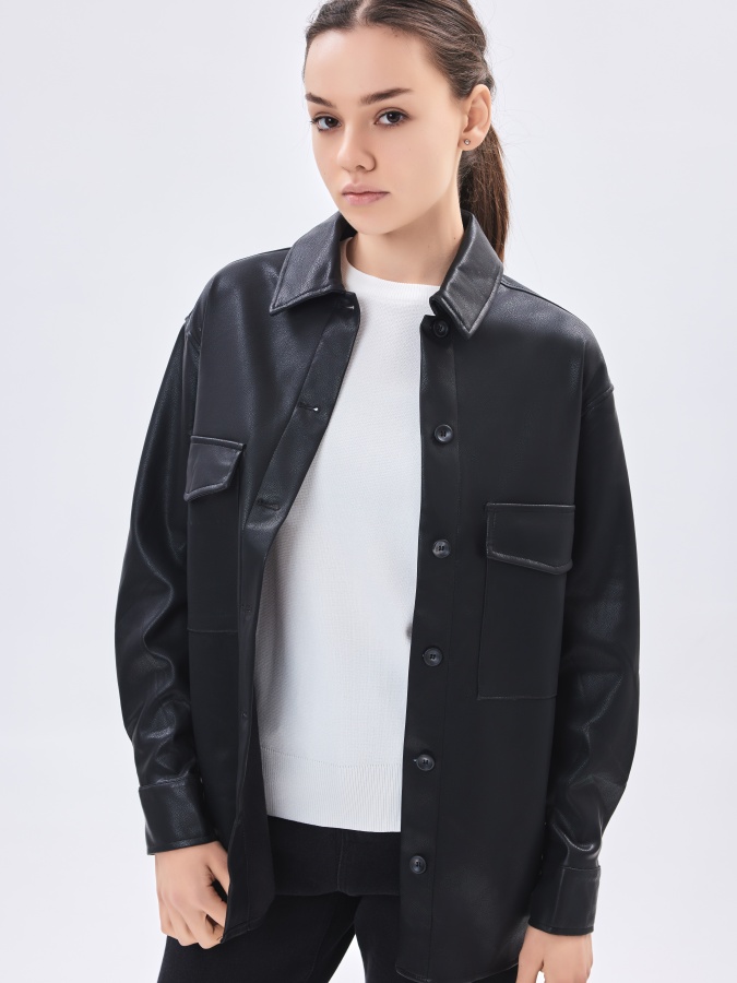 Ayollar ko'ylak uzun qisma qora S AW23WBA-52020