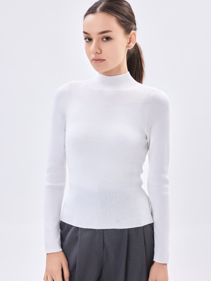 Женская футболка средний рукав White L AW23WBA-52004