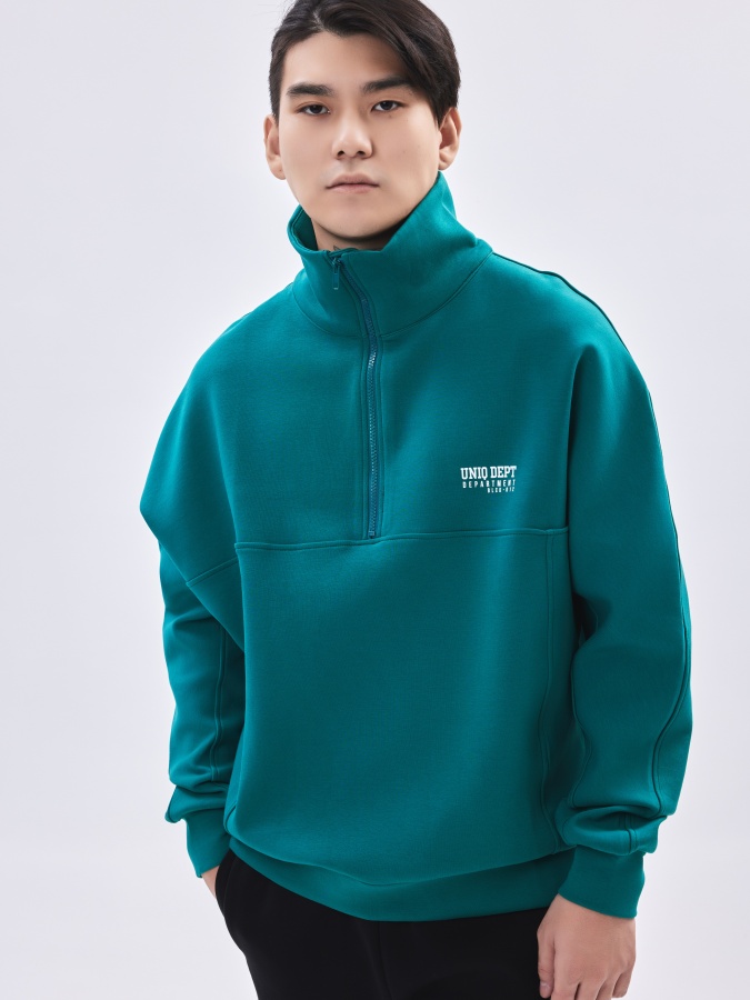 Толстовка короткая длина Green M AW23CA2N-2-19061