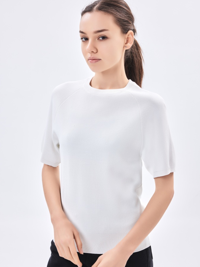 Ayollar jumper qisqa qisma Marin M AW23WKN-30017