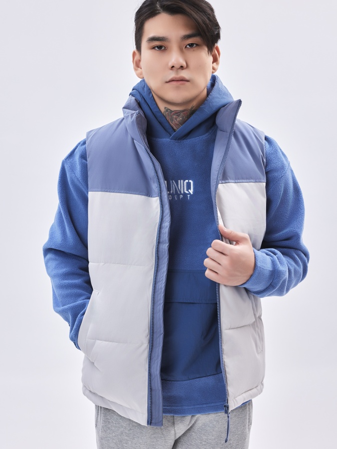 Жилетка короткая длина Blue L AW23CA1N-32-19245