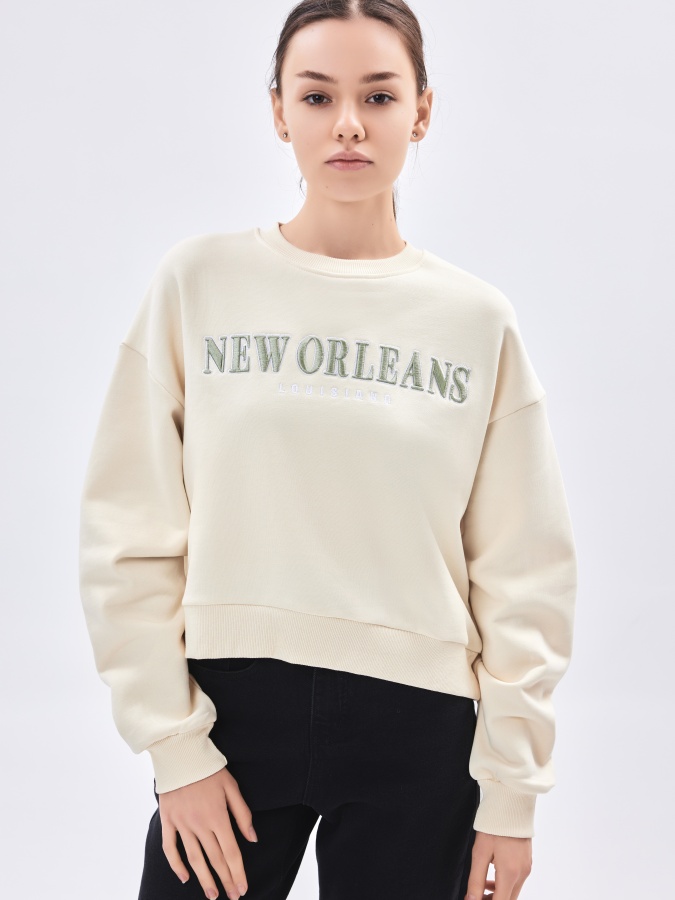 Женский свитшот Whisper White L AW23WBA-52031