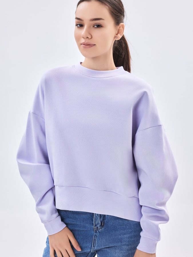 Женский свитшот Lilac L AW23WBA-52006