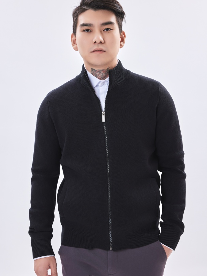 Кардиган короткая длина Black L AW23CA2N-33-19207