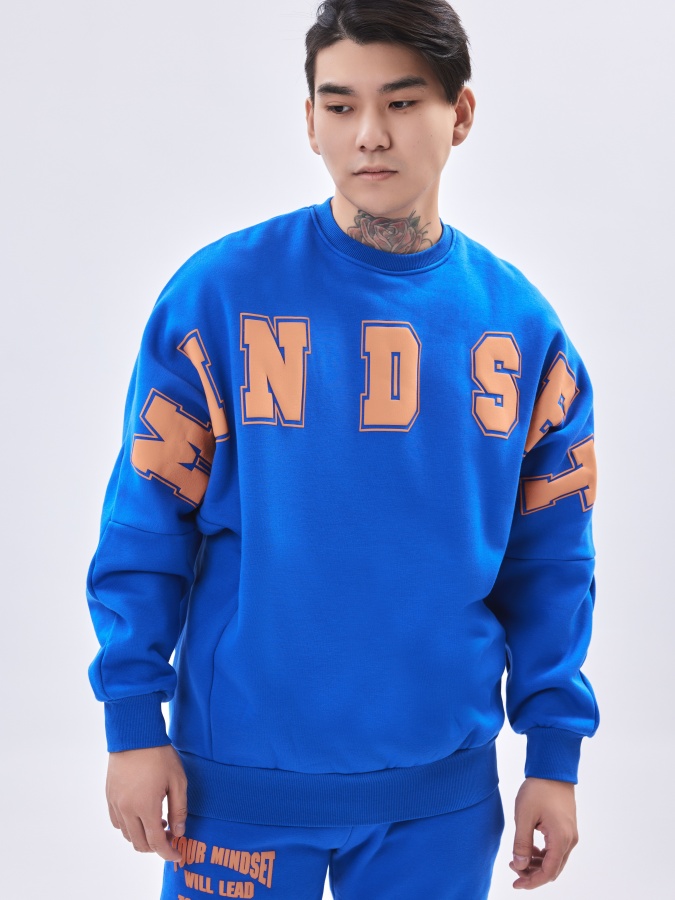 Sweatshirt qisqa uzunligi Blue XL  AW23CA2S-2-19016