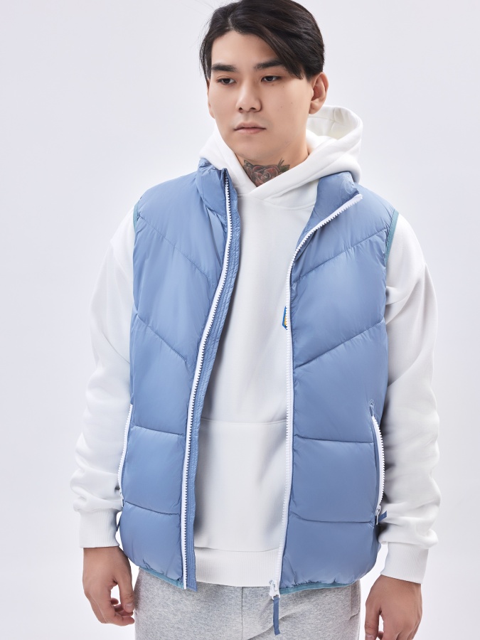 Жилетка короткая длина Blue L AW23SP1N-32-19274