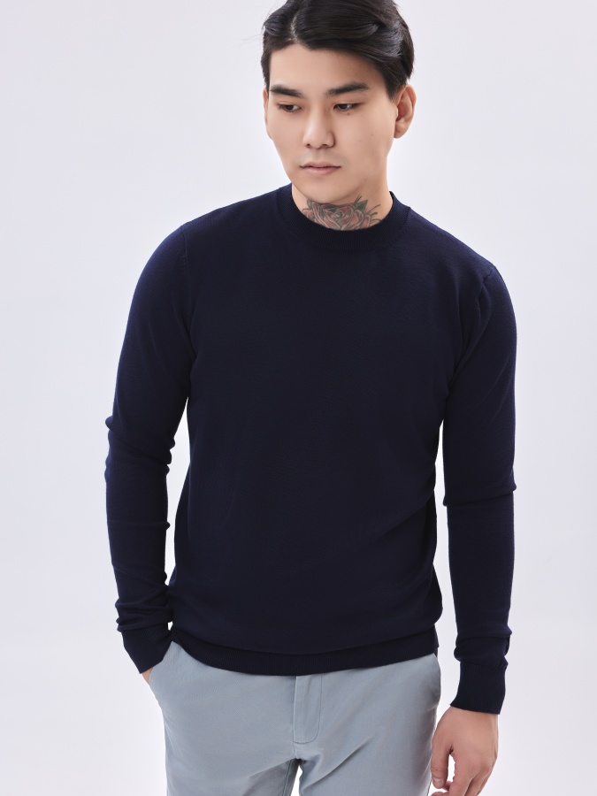 Jumper Navy XL uzun qisma  AW23CA2N-29-19037