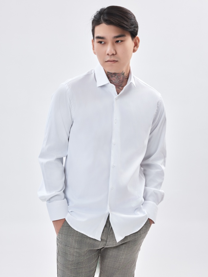 Рубашка длинный рукав White XL AW23CL2N-19-18751