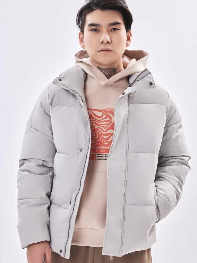 Куртка короткая длина Grey S AW23CA1N-12-19071