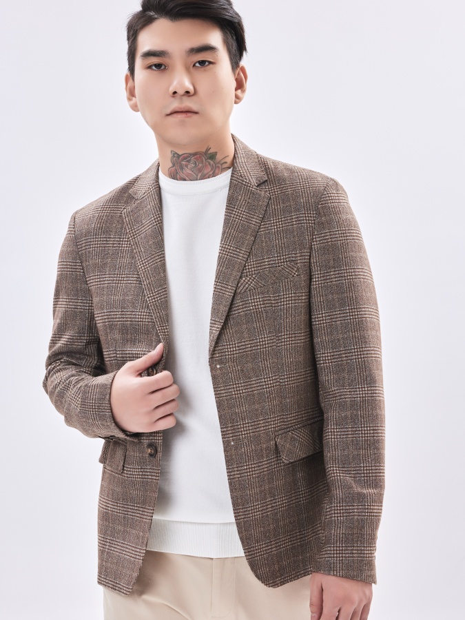 Пиджак короткая длина Beige 50 AW23CA2N-16-19392