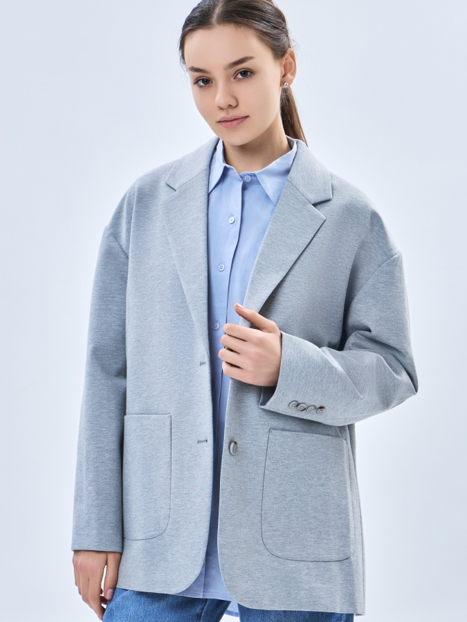 Grey 48 ayollar ko'ylagi uzun qisma  AW23WYN-24037