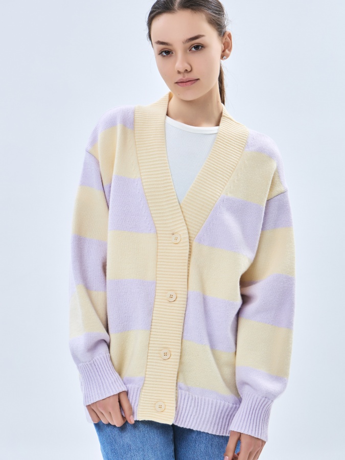 Lilac m ayollar kardigan  AW23WKN-30044