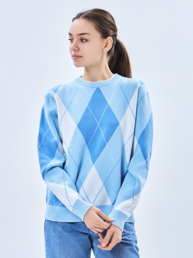 Moviy m ayollar sviteri  AW23WKN-30005