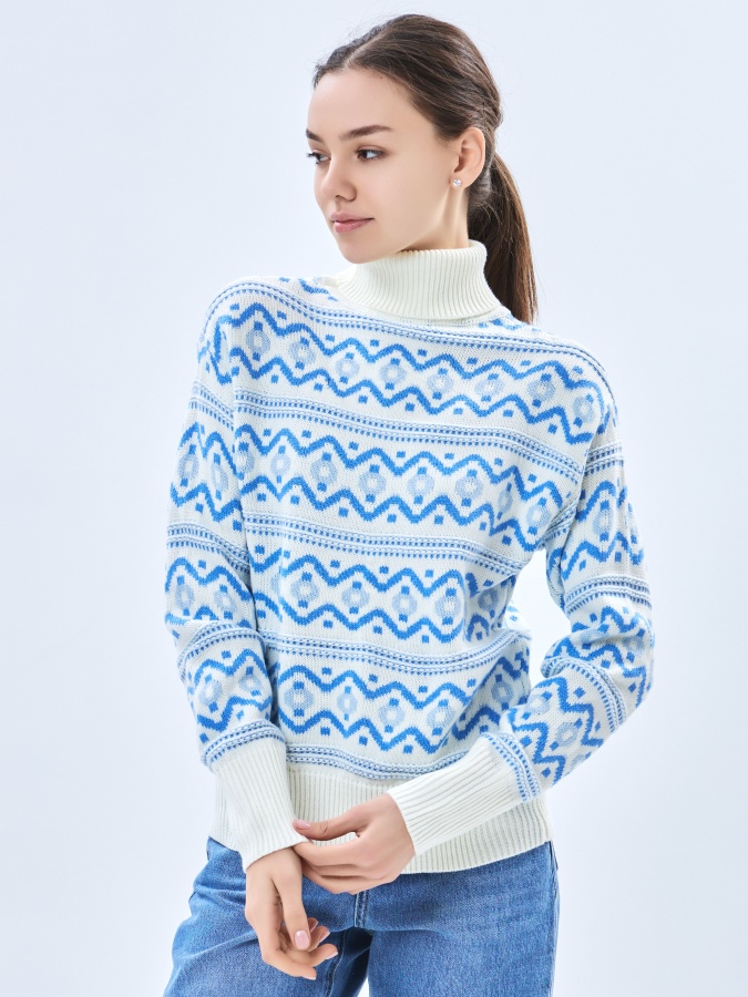 Moviy l ayollar sviteri  AW23WKN-30062