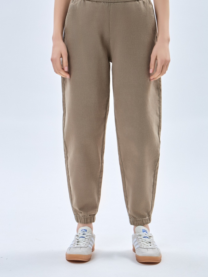 Женские джоггеры Beige S AW23WBA-52078