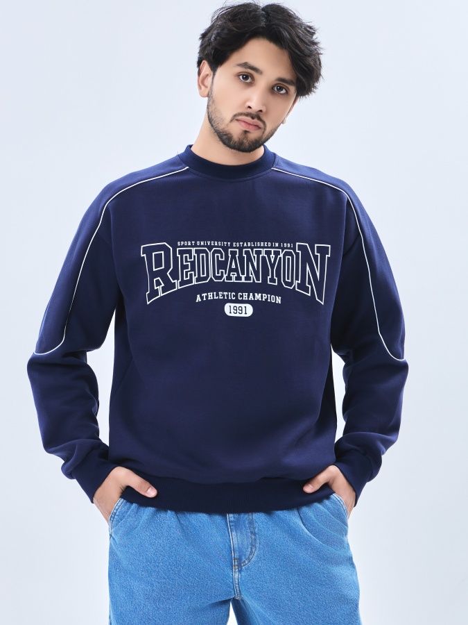 Толстовка короткая длина Navy XL AW23CA2N-2-19615