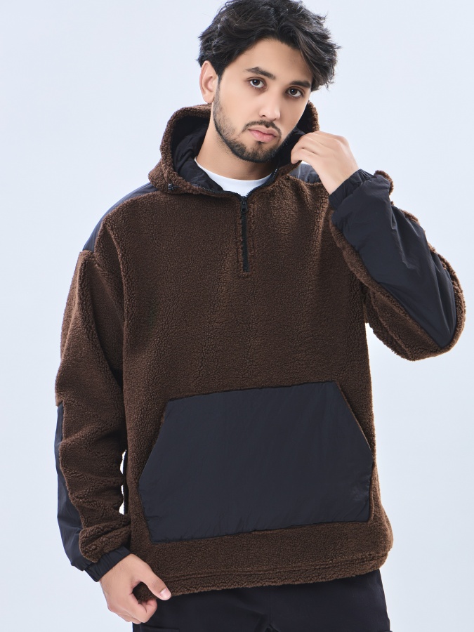 Толстовка короткая длина Brown S AW23CA2N-2-19582