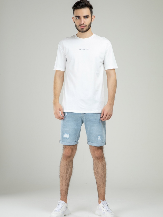 T-shirt Terra Pro qisqa qisma, erkaklar uchun, paxta oq M SS21CA2N-25-10275