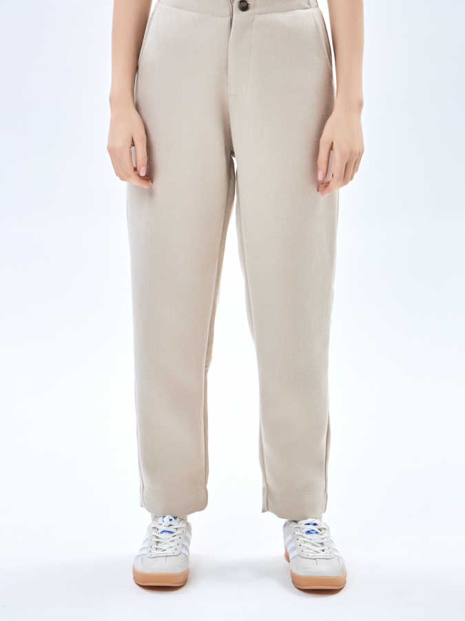 Женские брюки Beige S AW23WBA-52097