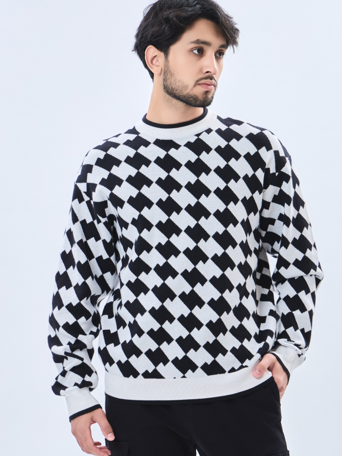 Свитер длинный рукав White M AW23CA2N-20-19215