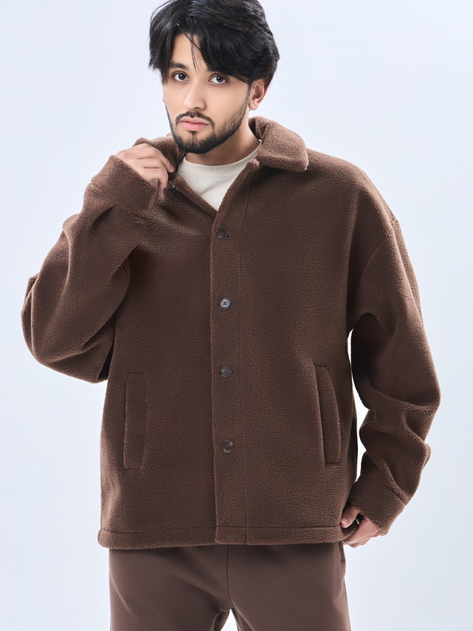 Дубленка короткая длина Brown M AW23CA1N-31-19405