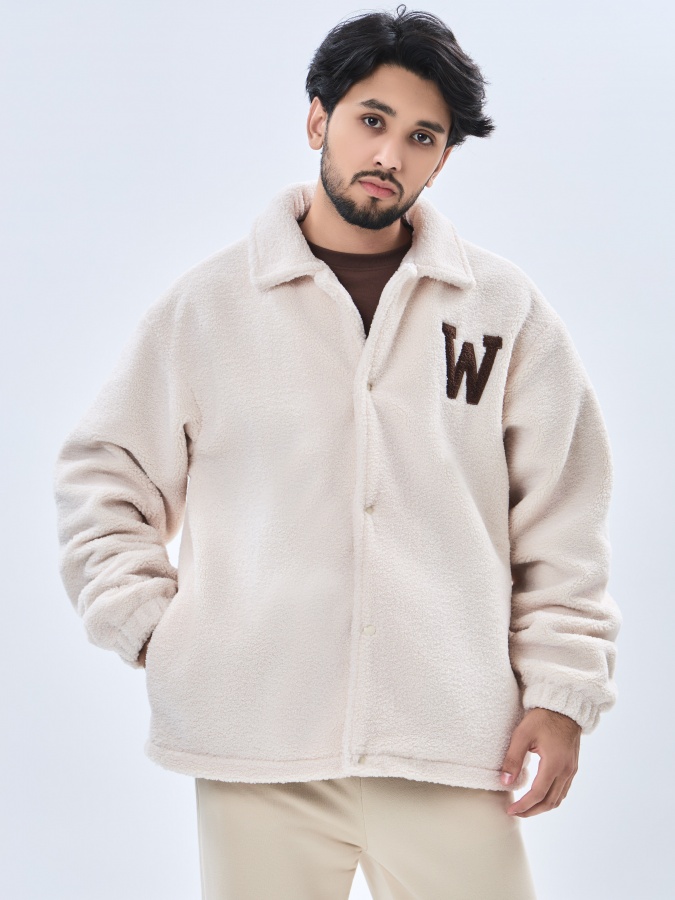 Qo'y terisining qisqa uzunligi Whisper White L  AW23CA1N-31-19537
