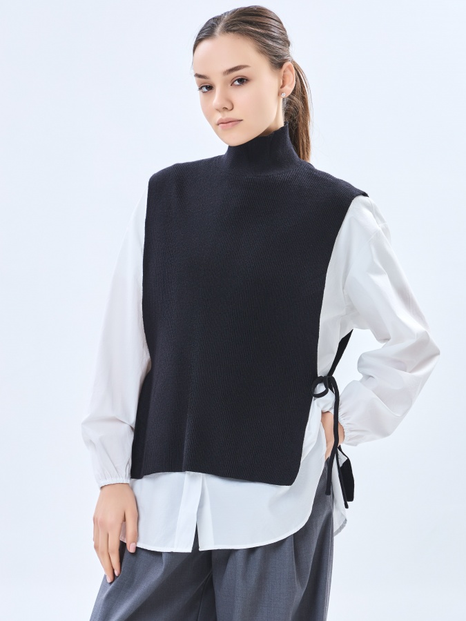 Ayollar ko'ylagi qora L AW23WKN-30024