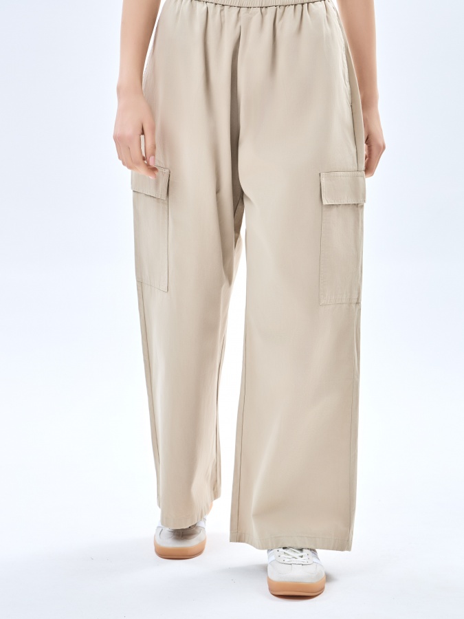 Женские брюки Beige S AW23WYN-24026