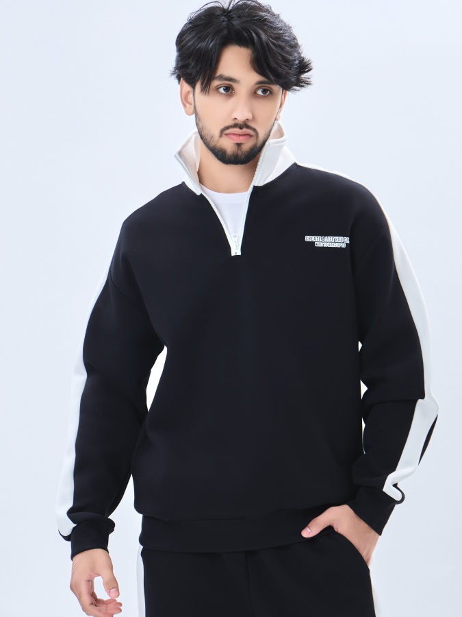 Толстовка короткая длина Black XXL AW23SP2N-2-19545