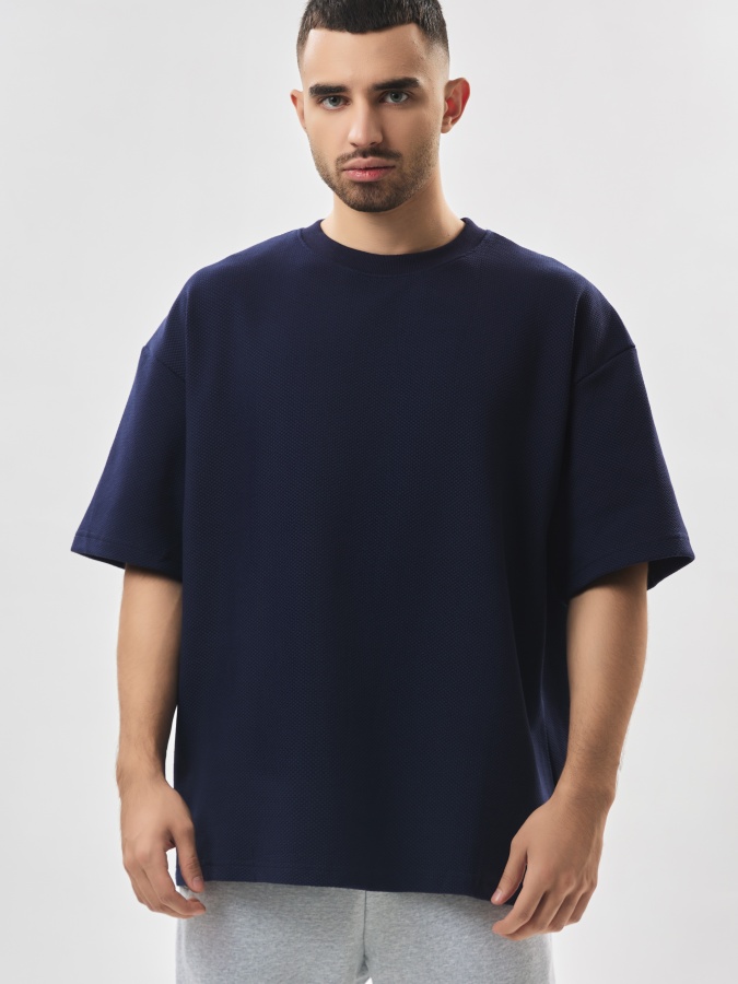Futbolka qisqa yengli Navy L AW23CA2N-25-19410