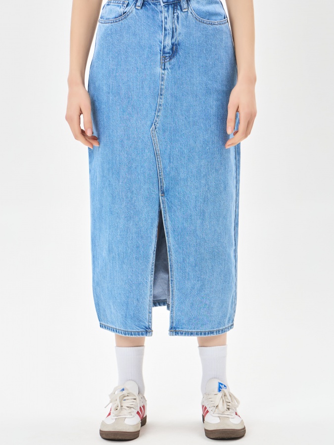 Midi Blue XL yubka  AW23W-DE025