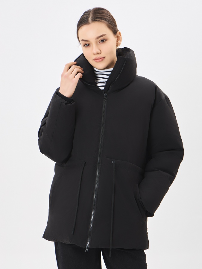 Женская куртка средняя длина Black XL AW23WES-21048
