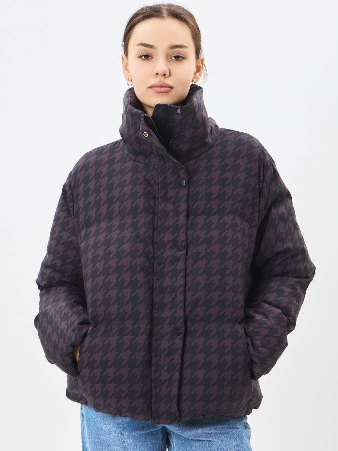 Женская куртка короткая длина Dark Grey S AW23WES-21083