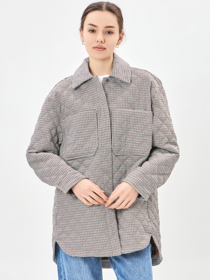 Ayollar ko'ylagi qisqa uzunlikdagi oq S AW23WYN-24004