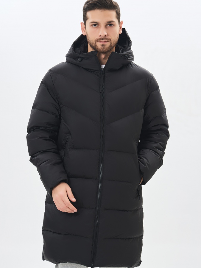 Куртка средняя длина Black L AW23CA1N-12-19695