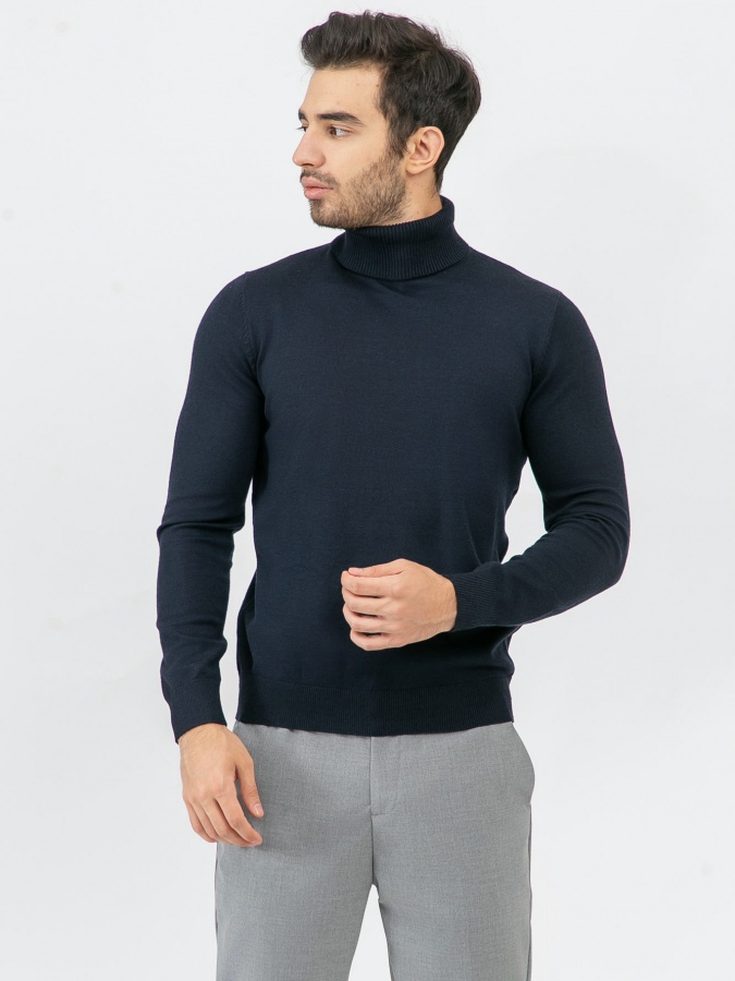 Jumper uzun yengli Navy L  AW23CA2N-29-18727